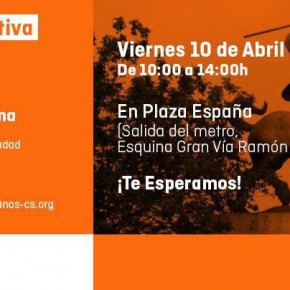 Carpa Informativa Ciudadanos. Viernes 10 de abril