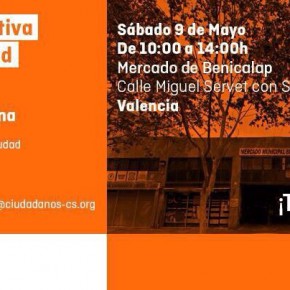 Carpa Informativa Ciudadanos. Sábado 9 de mayo