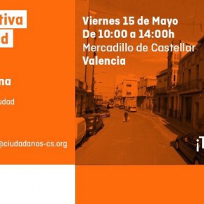 Carpa Informativa Ciudadanos. Viernes, 15 de mayo, en el Mercadillo de Castellar