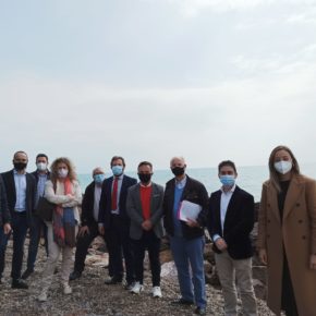 Cs se reúne con la asociación de vecinos de Almardà para estudiar soluciones integrales al deterioro de las playas